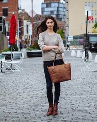 Bellevo | Sac Fourre-Tout Vintage en Cuir