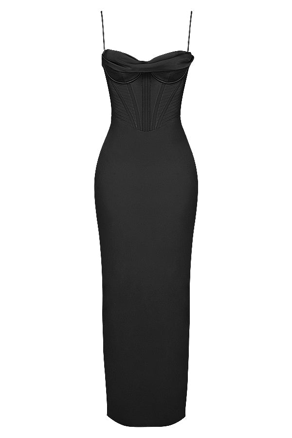 Sophia - Robe longue corset élégante