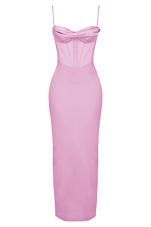 Sophia - Robe longue corset élégante