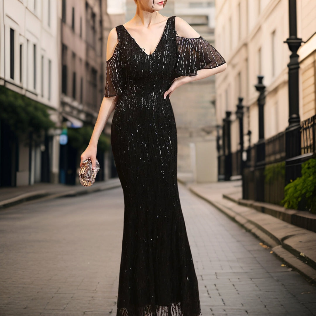 Sophie | Robe de Soirée avec Paillettes Élégantes et Coupe Confortable pour Femmes