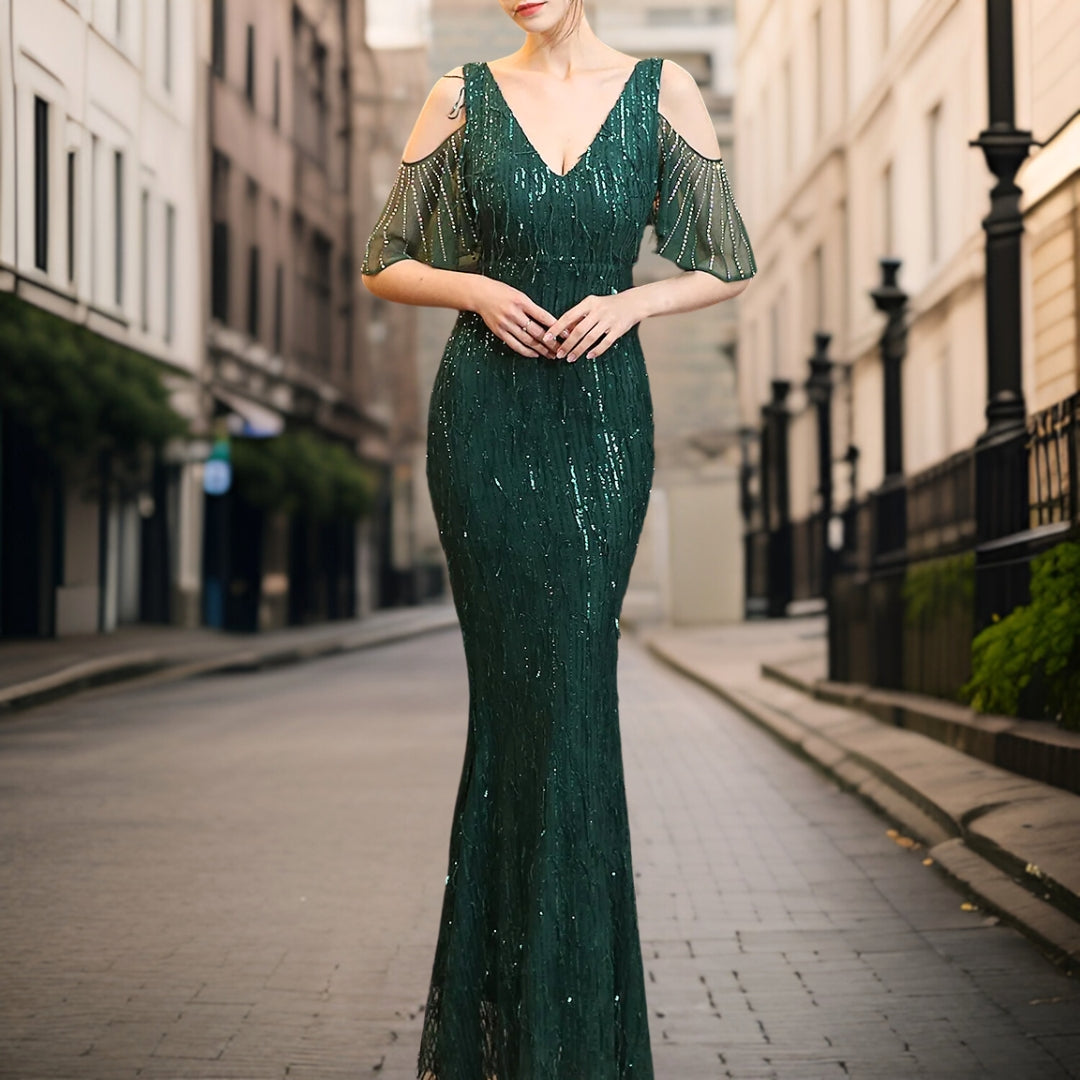 Sophie | Robe de Soirée avec Paillettes Élégantes et Coupe Confortable pour Femmes