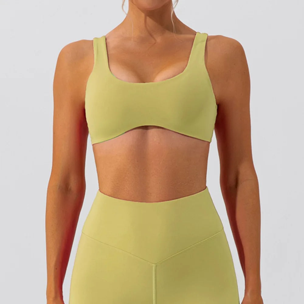 Soleil | Soutien-gorge de sport avec Tissu Respirant et Design Moderne pour Femmes