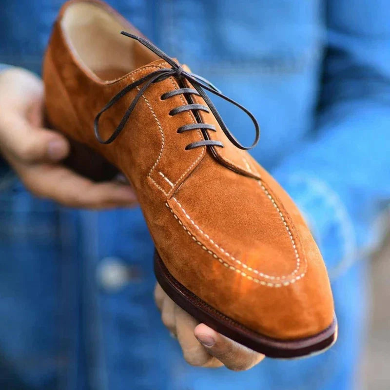 Aldric | Chaussures Oxford en Daim avec Artisanat Distingué et Confort Durable pour Hommes