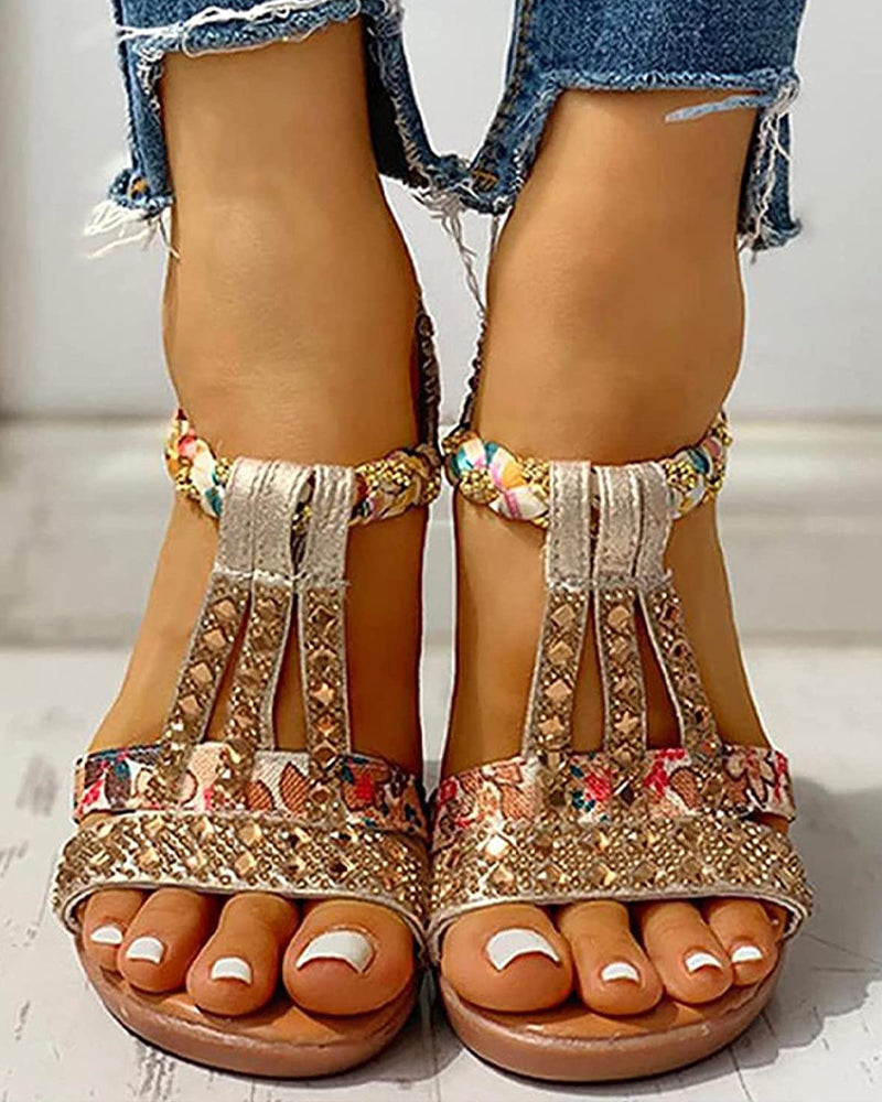 Sandales de style bohème pour un style sans effort