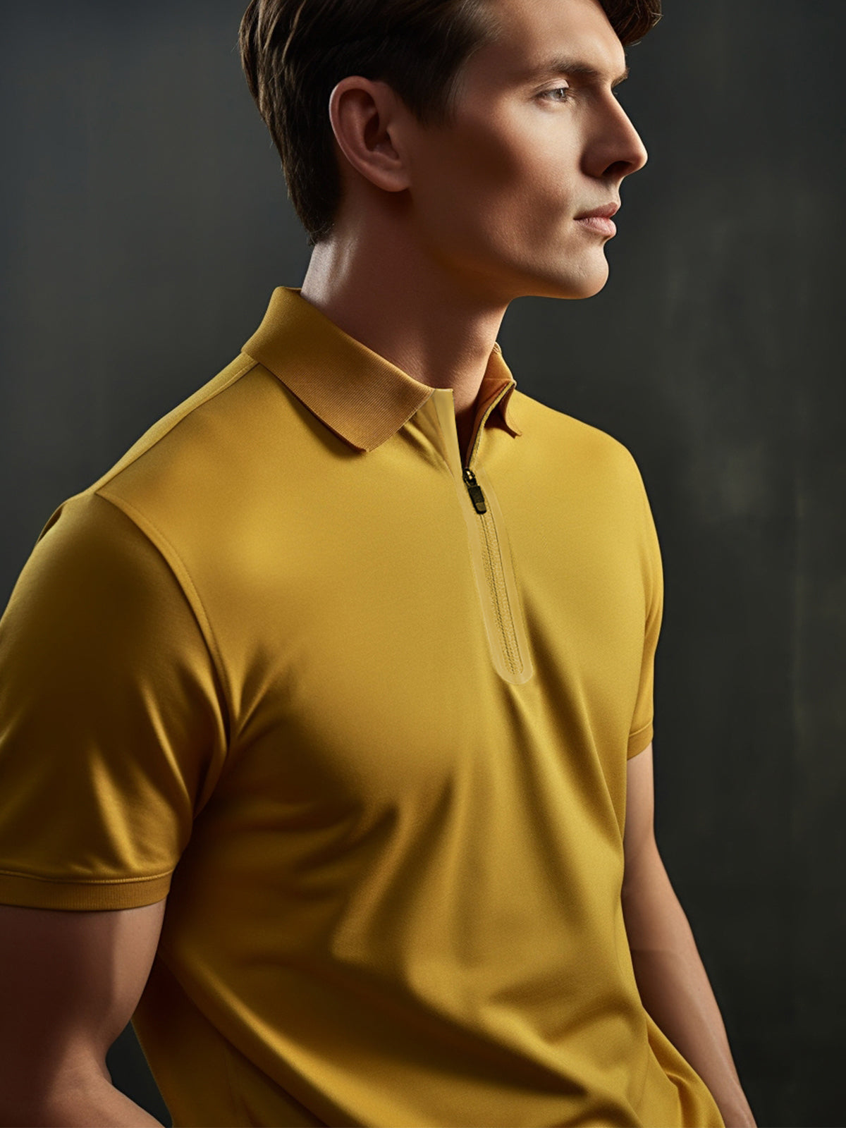 Aurelius | Polo à manches courtes avec Tissu Léger et Technologie de Refroidissement pour Hommes