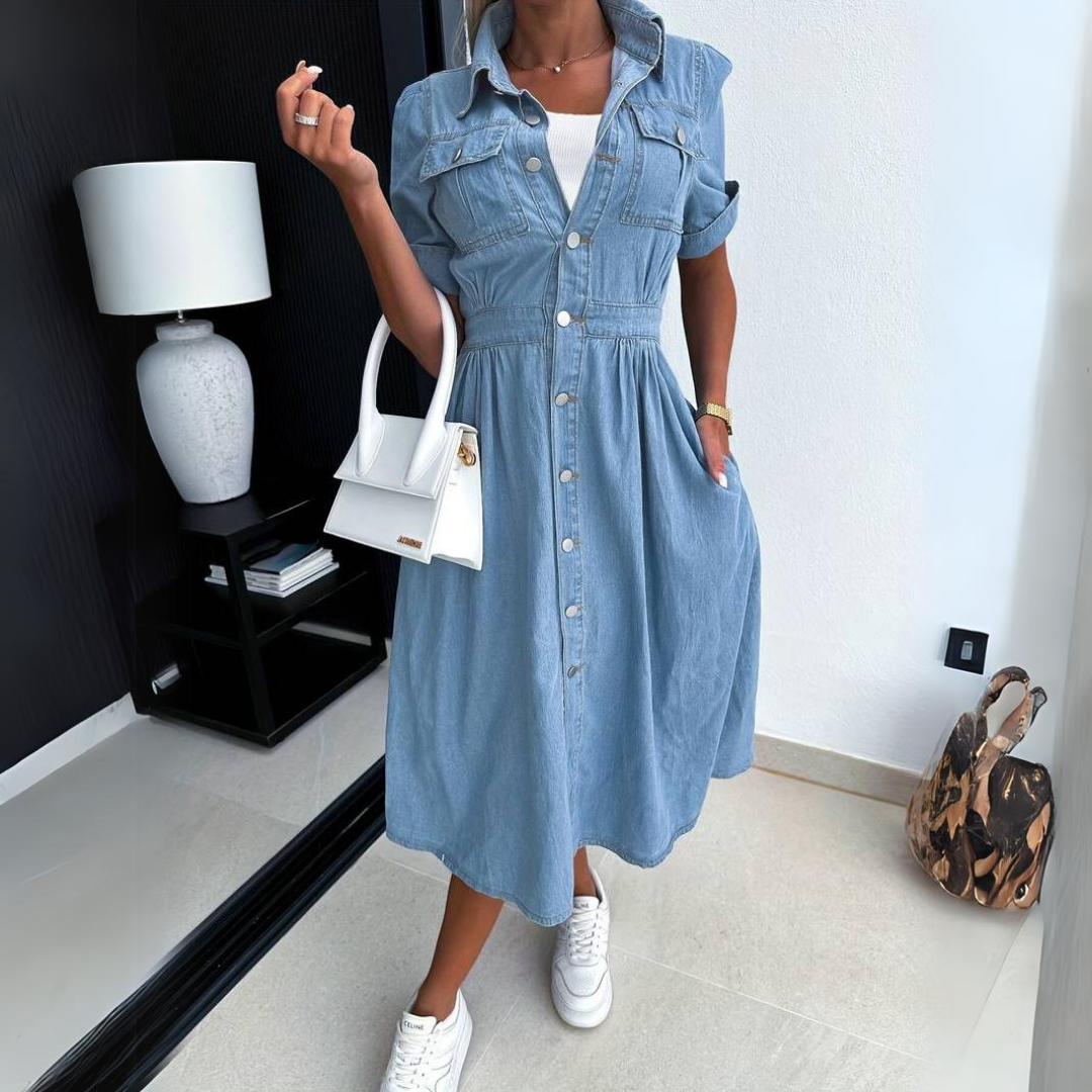 Alissa - La robe en jean tendance pour femme