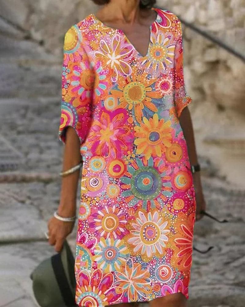 Tary - Robe aux couleurs magnifiques