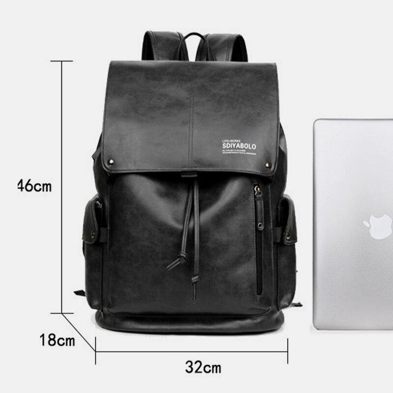 ByMax - Sac à dos pour homme avec chargement USB - convient pour un ordinateur portable de 13,3 pouces