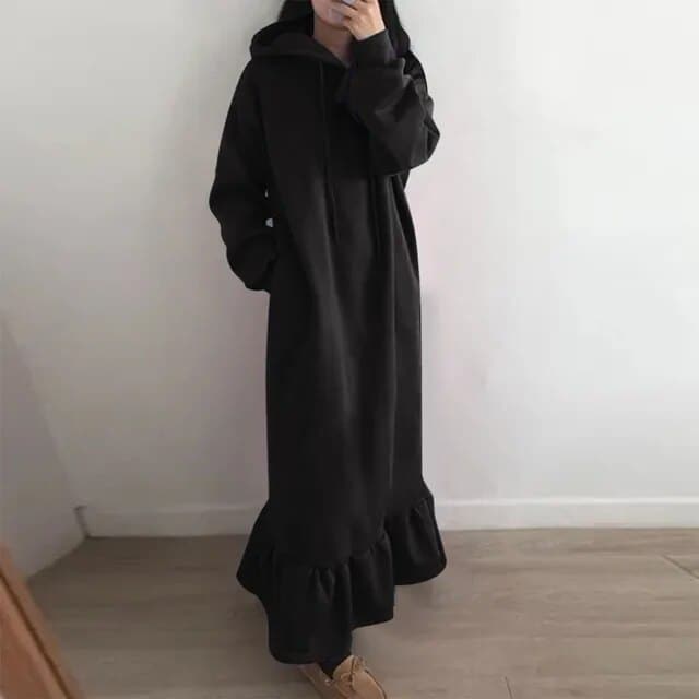 Gundula - Robe longue ample en finition de haute qualité