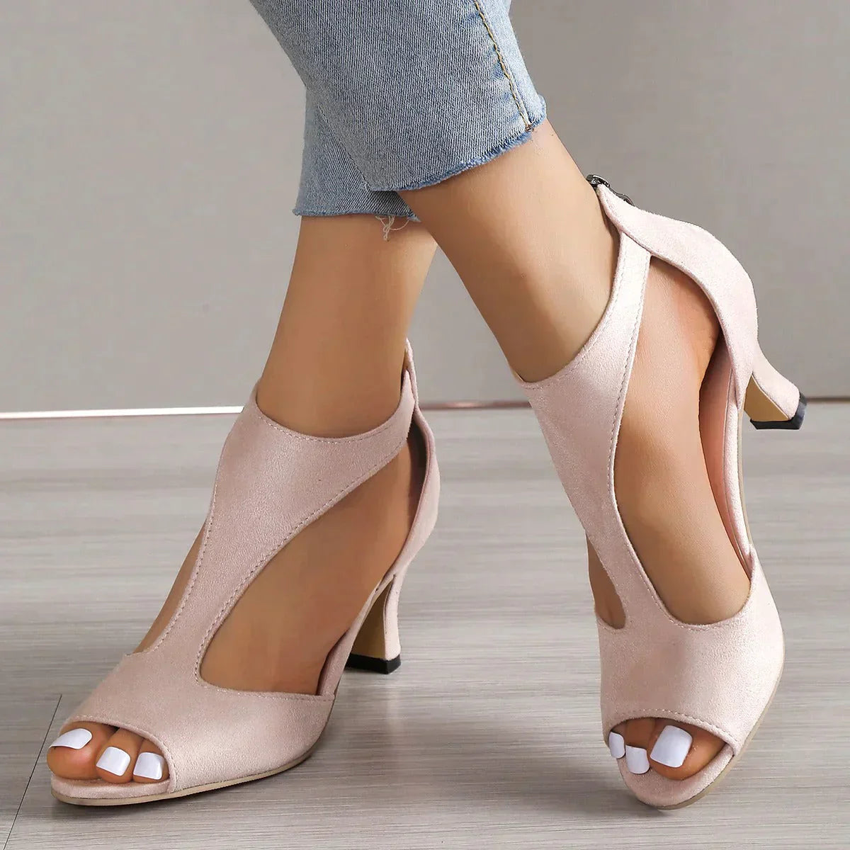 Zoey | Confortables talons hauts en cuir