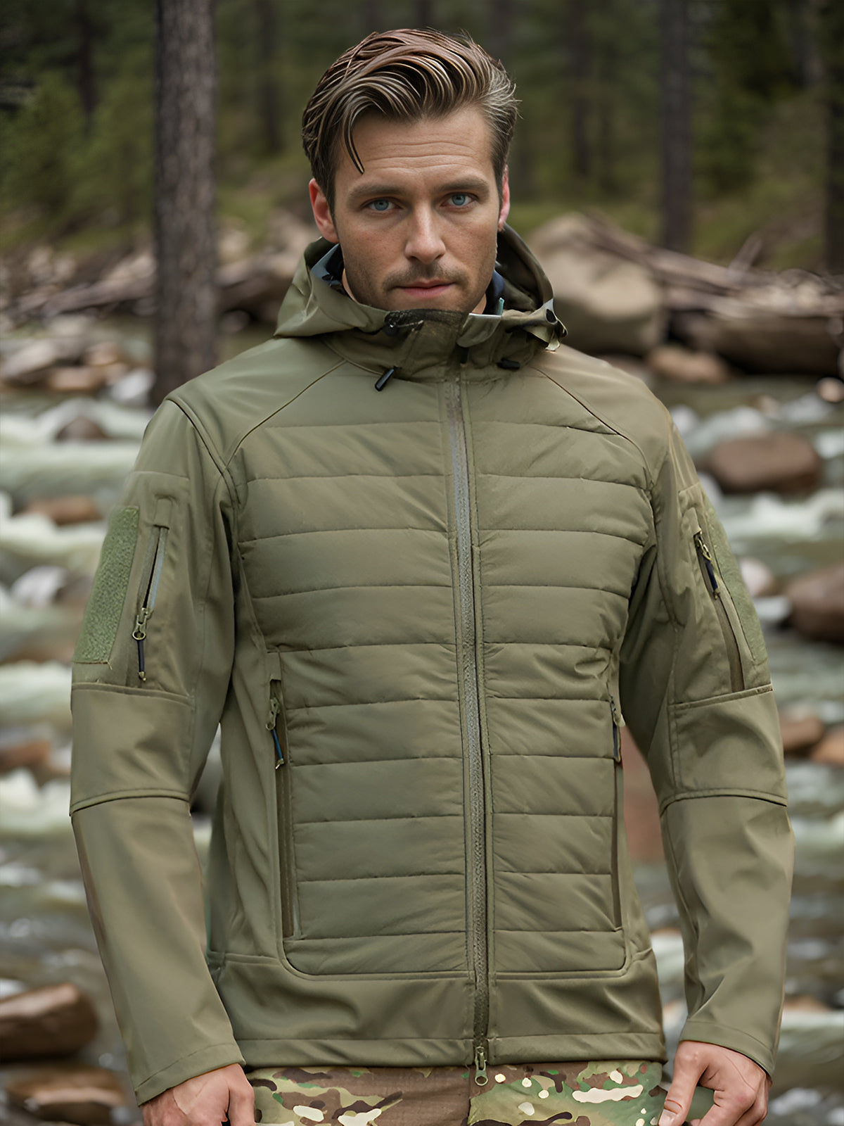 Arctique | Veste Tactique Isolée avec Isolation Efficace et Respirabilité pour Hommes