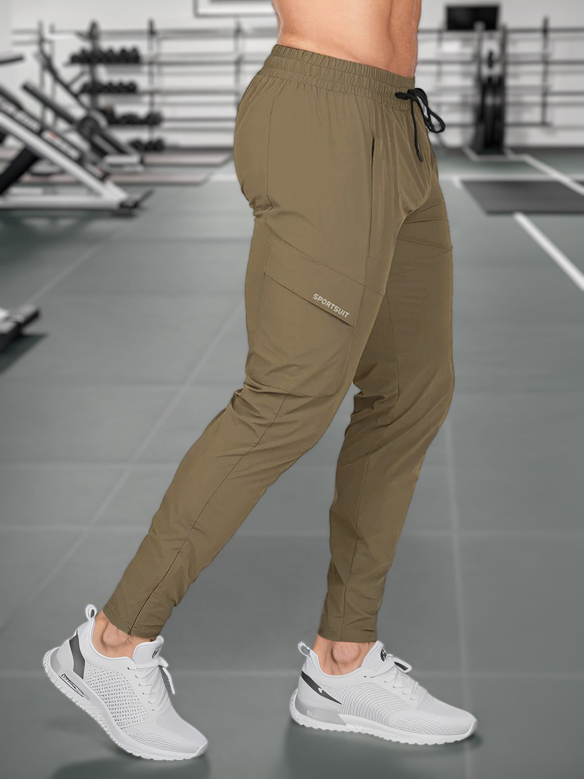 Athlon | Joggers avec Tissu Extensible et Séchage Rapide pour Hommes