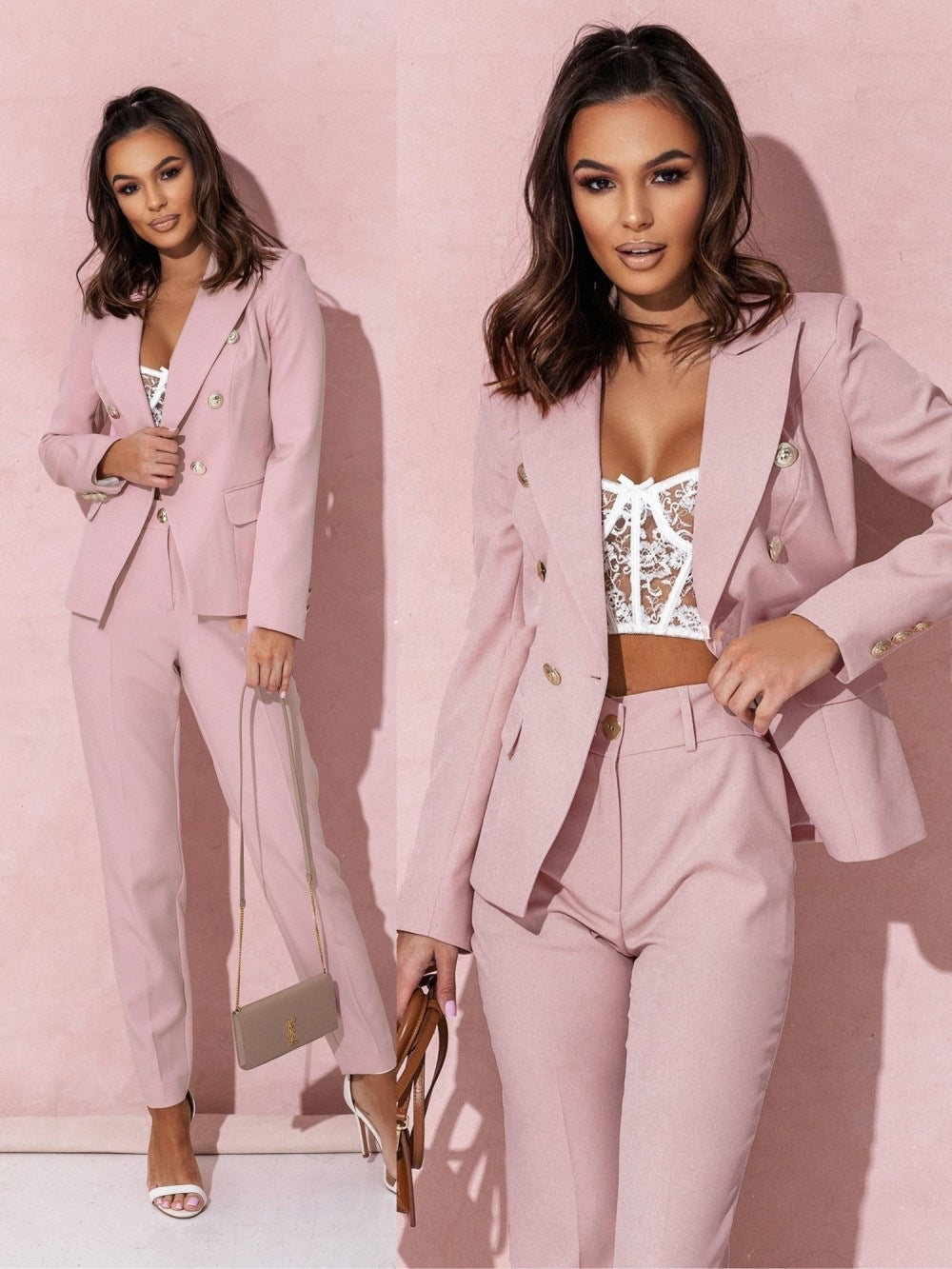 Genevie - Elégant ensemble blazer-pantalon