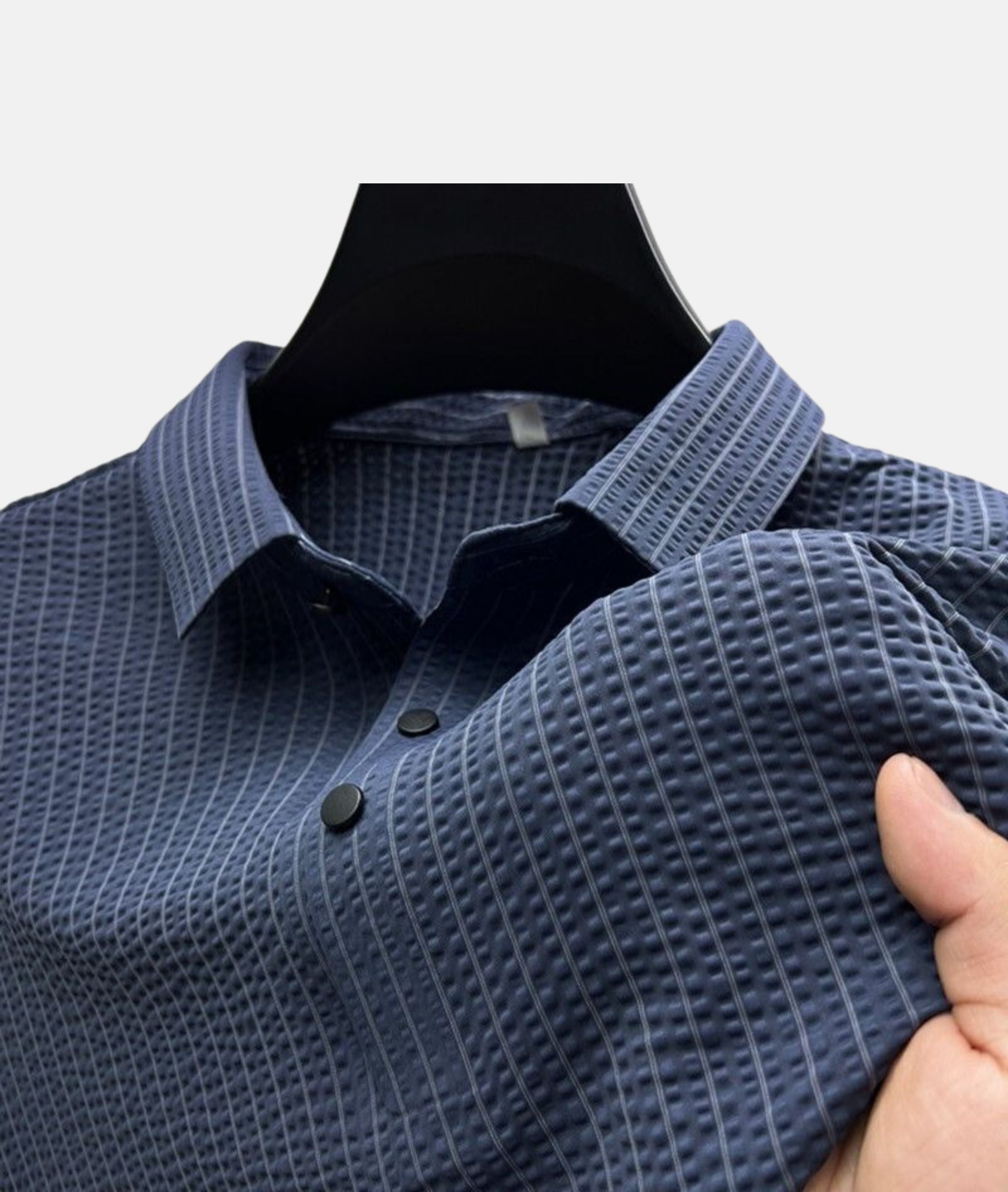 Albain - Lined polo for men