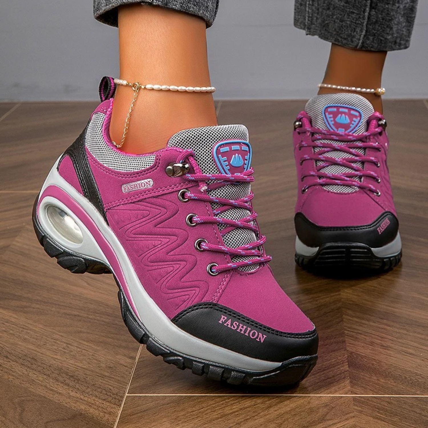 Mila | Chaussures de randonnée pour femmes aux couleurs chatoyantes - Imperméables et élégantes !