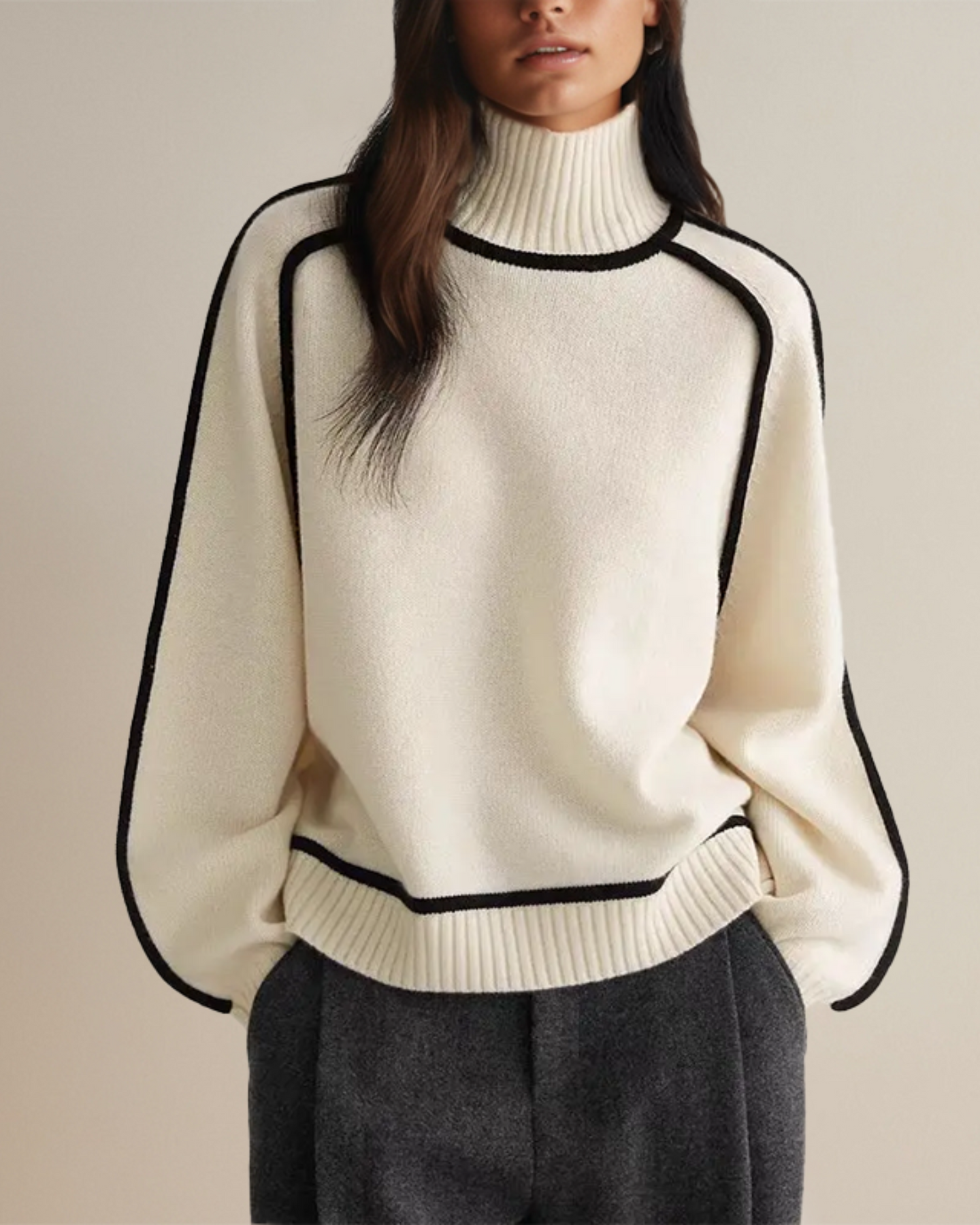 Claire - Pull à col roulé pour femmes
