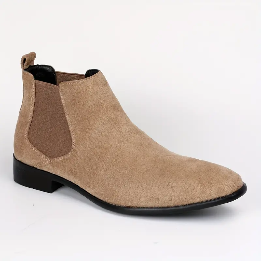 Alaric | Bottes Chelsea en Daim avec Style Intemporel et Construction Durable pour Hommes