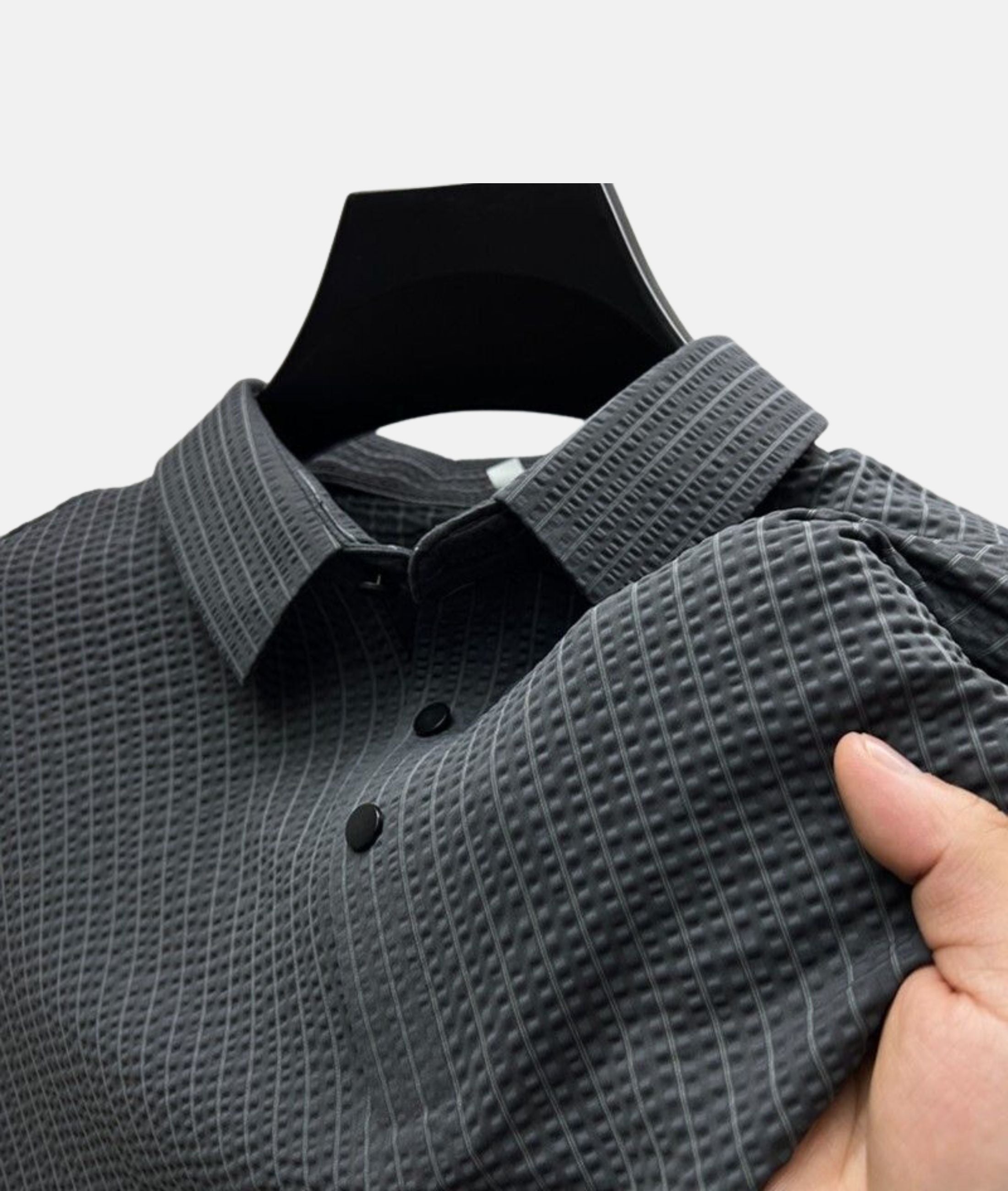 Albain - Lined polo for men