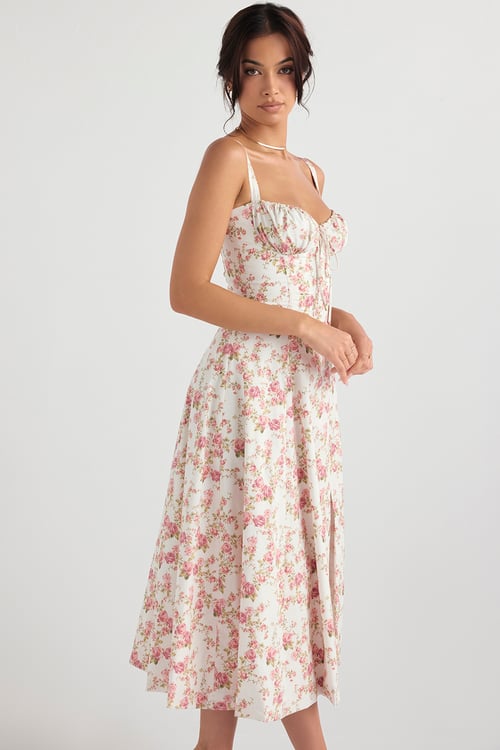 Bellevo | Robe élégante à motifs floraux