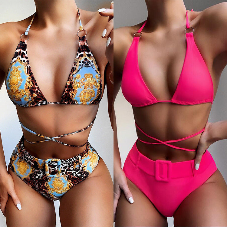 Alya | Bikini dos-nu avec Tissu Luxueux et Bretelles Réglables pour Femmes