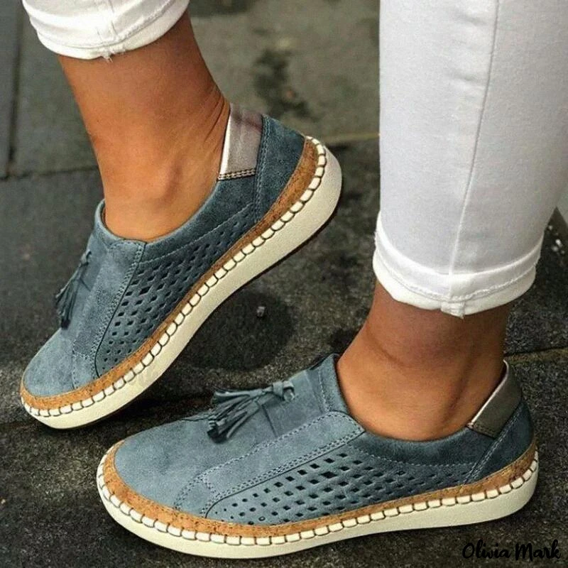 Loafers à glands : des slip-on casual stylés avec un talon bas