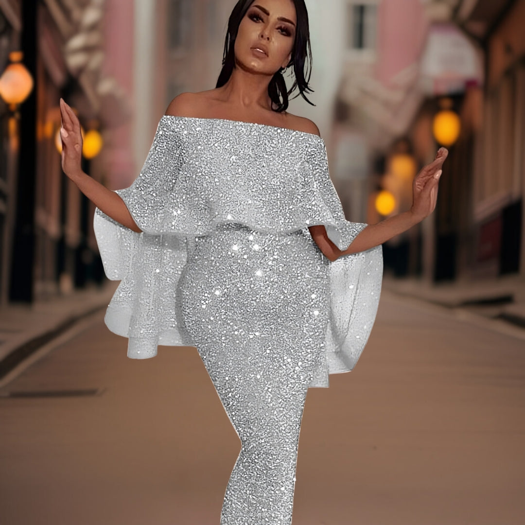 Elysia | Robe de soirée avec Silhouette A-ligne et Tissu de Haute Qualité pour Femmes
