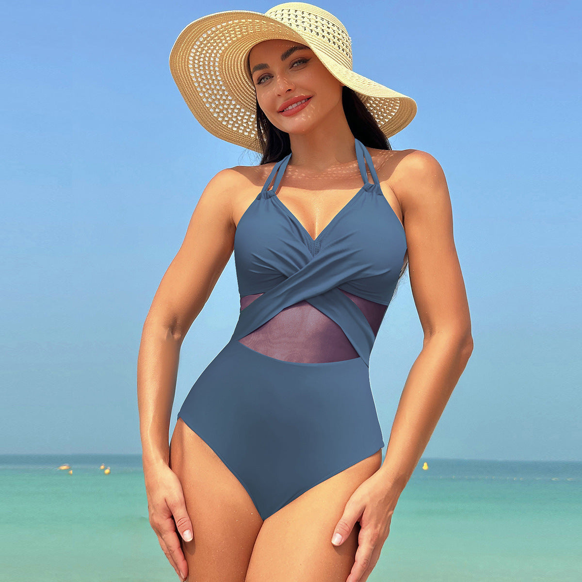 Aphrodite | Maillot de bain une pièce avec Bretelles Réglables et Design Chic pour Femmes