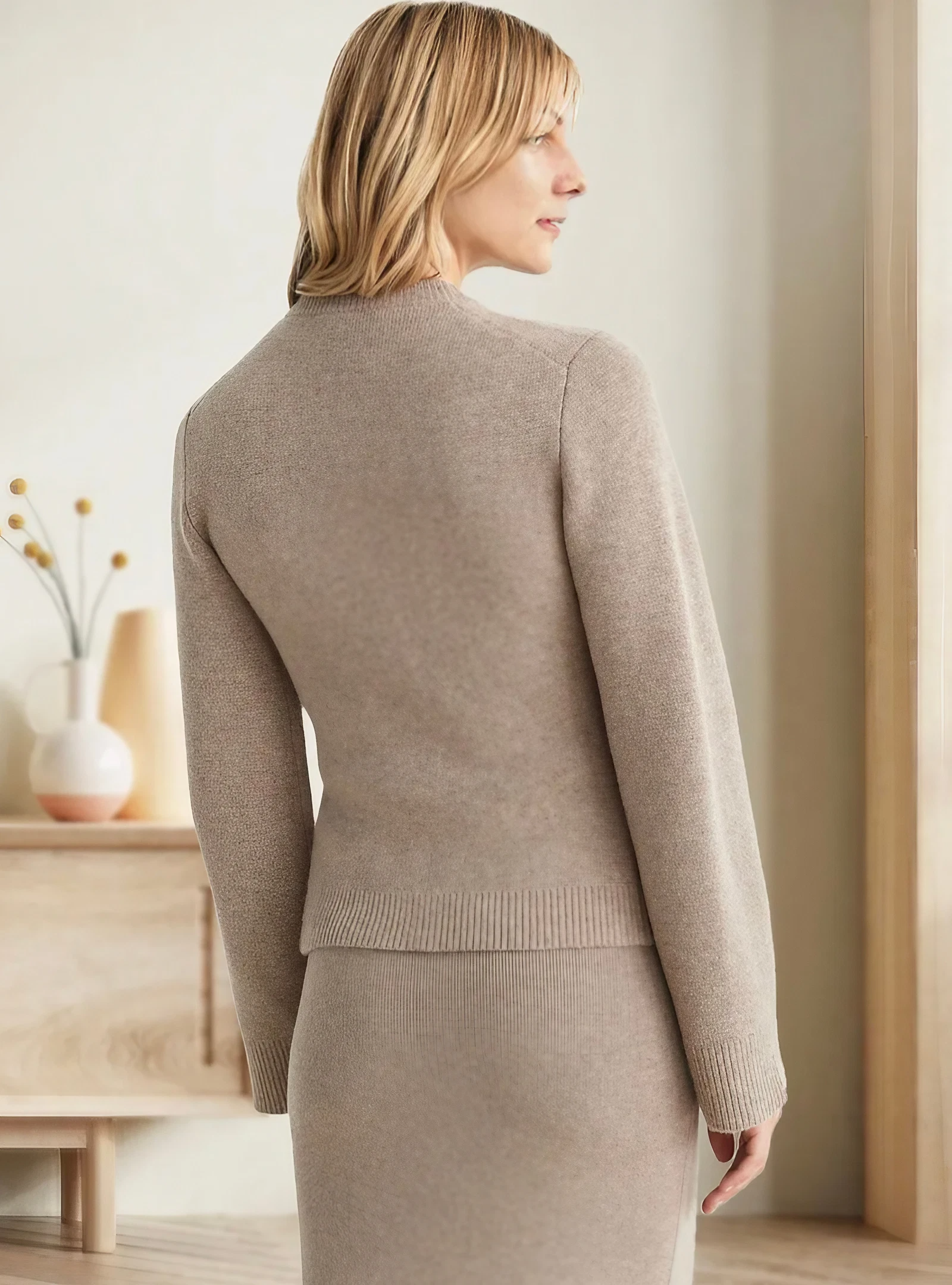 Armella | Femme Cardigan Doux Avec Boutons