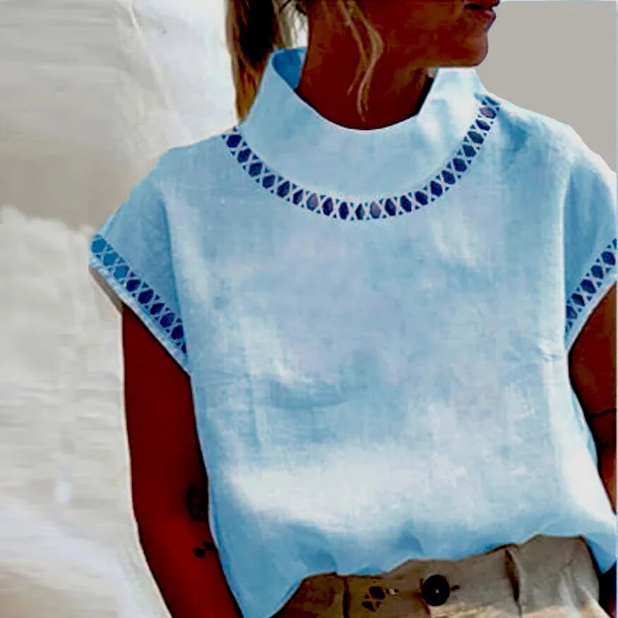Clara | Blouse Vintage avec Tissu Aéré et Coupe Décontractée pour Femmes
