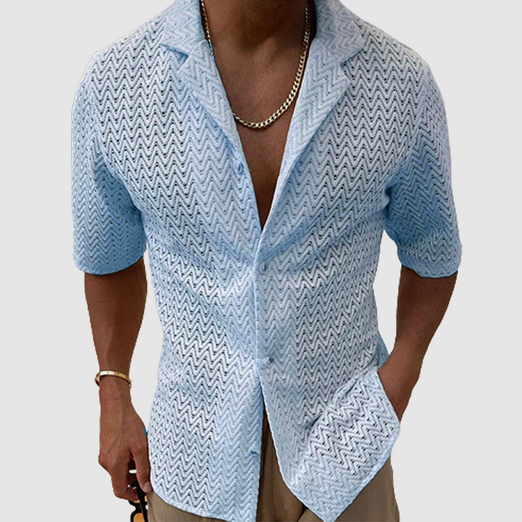 Anton - La chemise maille unie