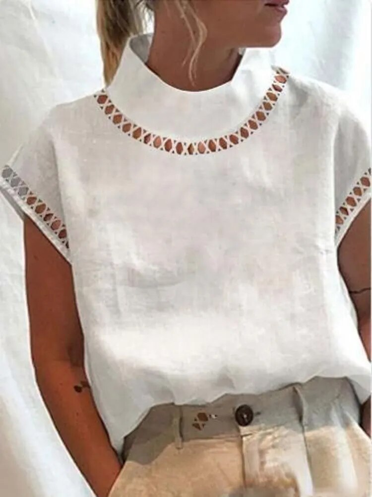 Clara | Blouse Vintage avec Tissu Aéré et Coupe Décontractée pour Femmes
