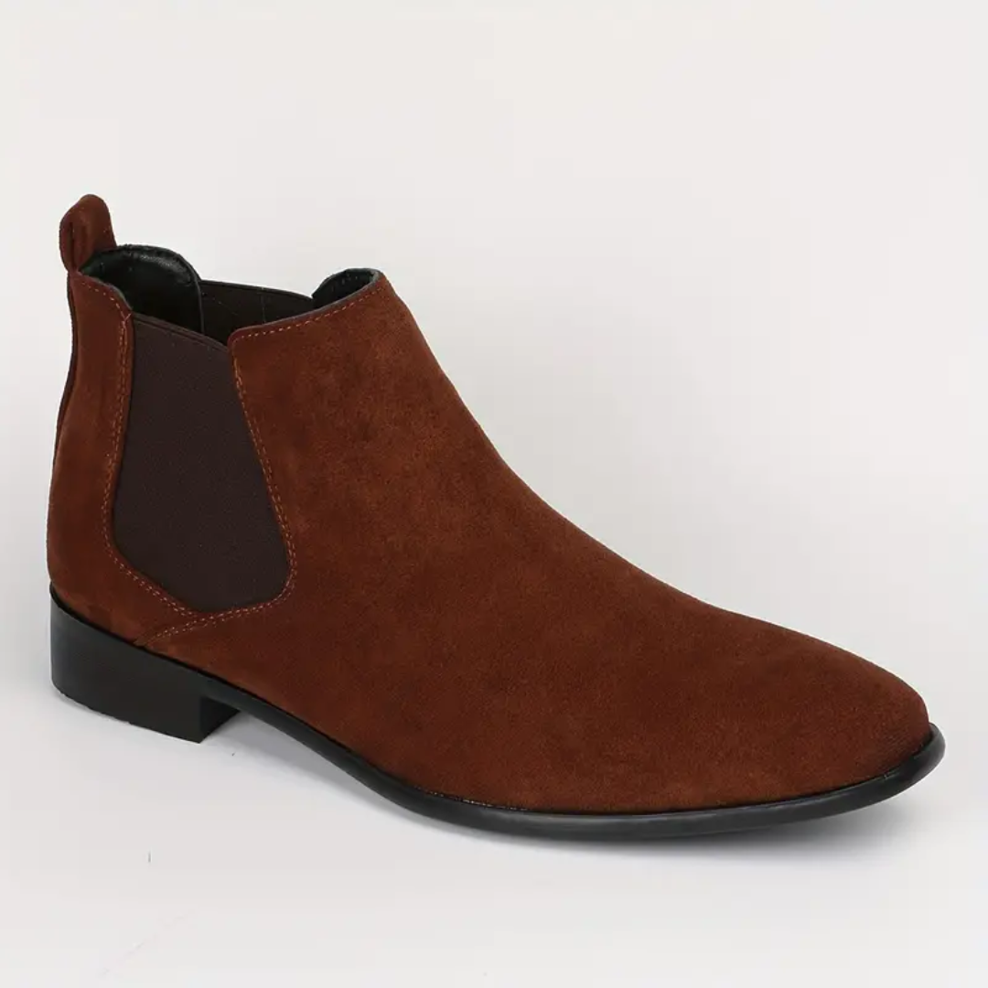 Alaric | Bottes Chelsea en Daim avec Style Intemporel et Construction Durable pour Hommes