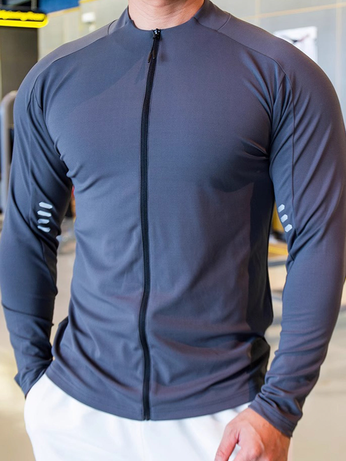 Auréline | Veste d'Entraînement avec Tissu Ultra-Doux et Coupe Active pour Hommes