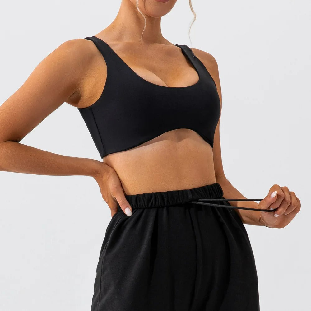 Soleil | Soutien-gorge de sport avec Tissu Respirant et Design Moderne pour Femmes