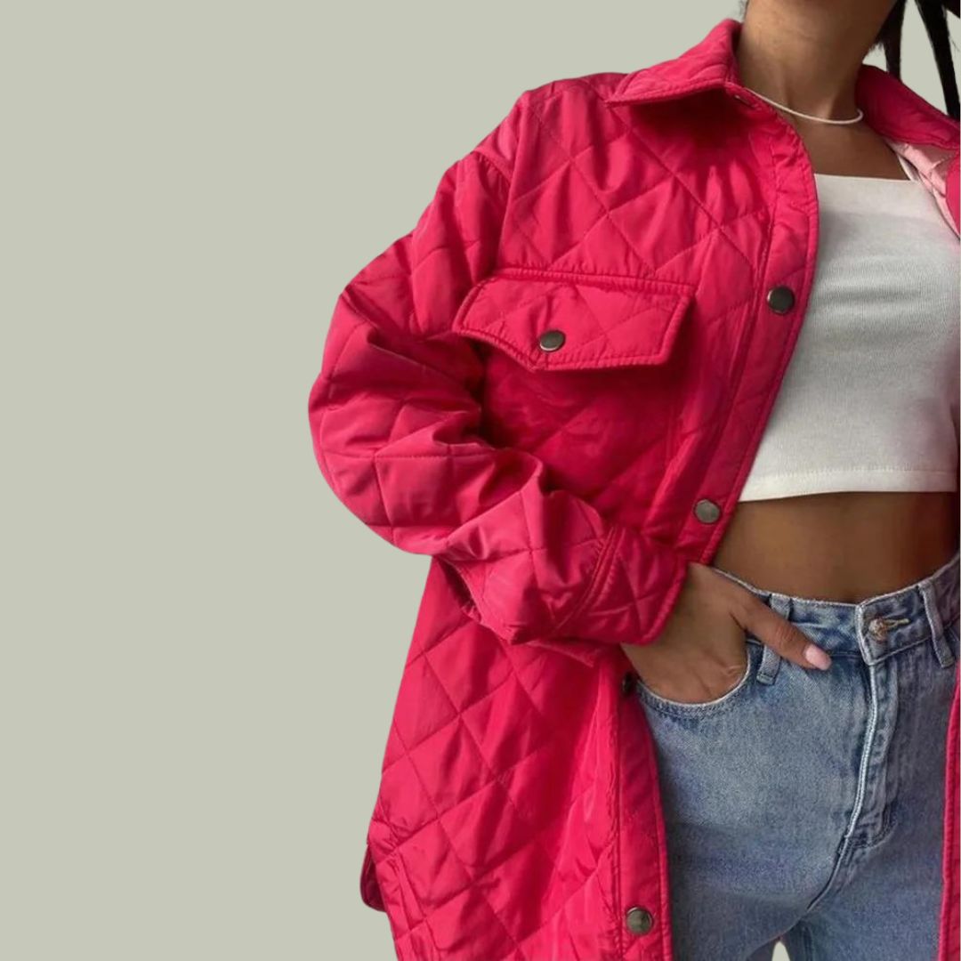 Luna | Veste Matelassée avec Style Élégant et Poches Pratiques pour Femmes