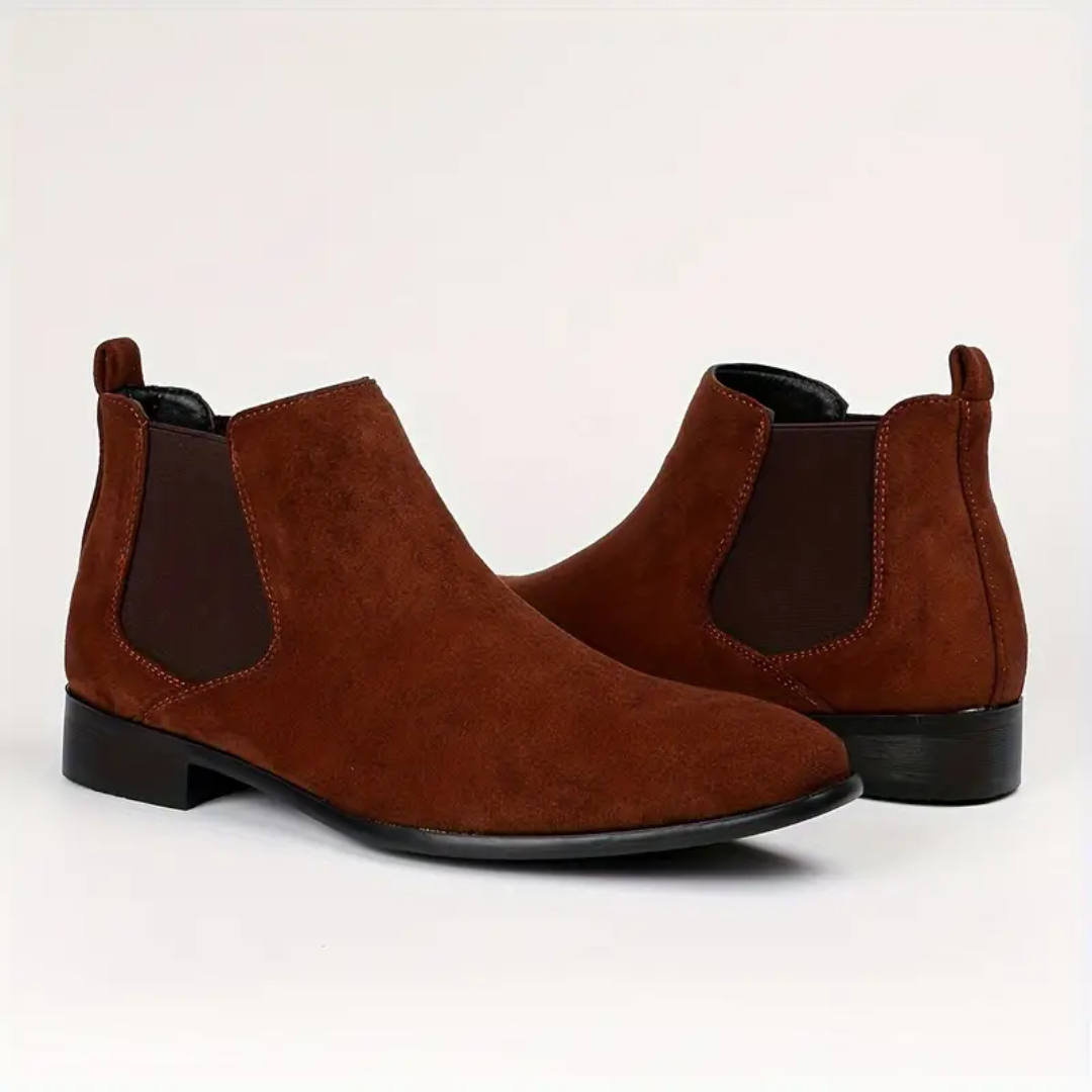 Alaric | Bottes Chelsea en Daim avec Style Intemporel et Construction Durable pour Hommes