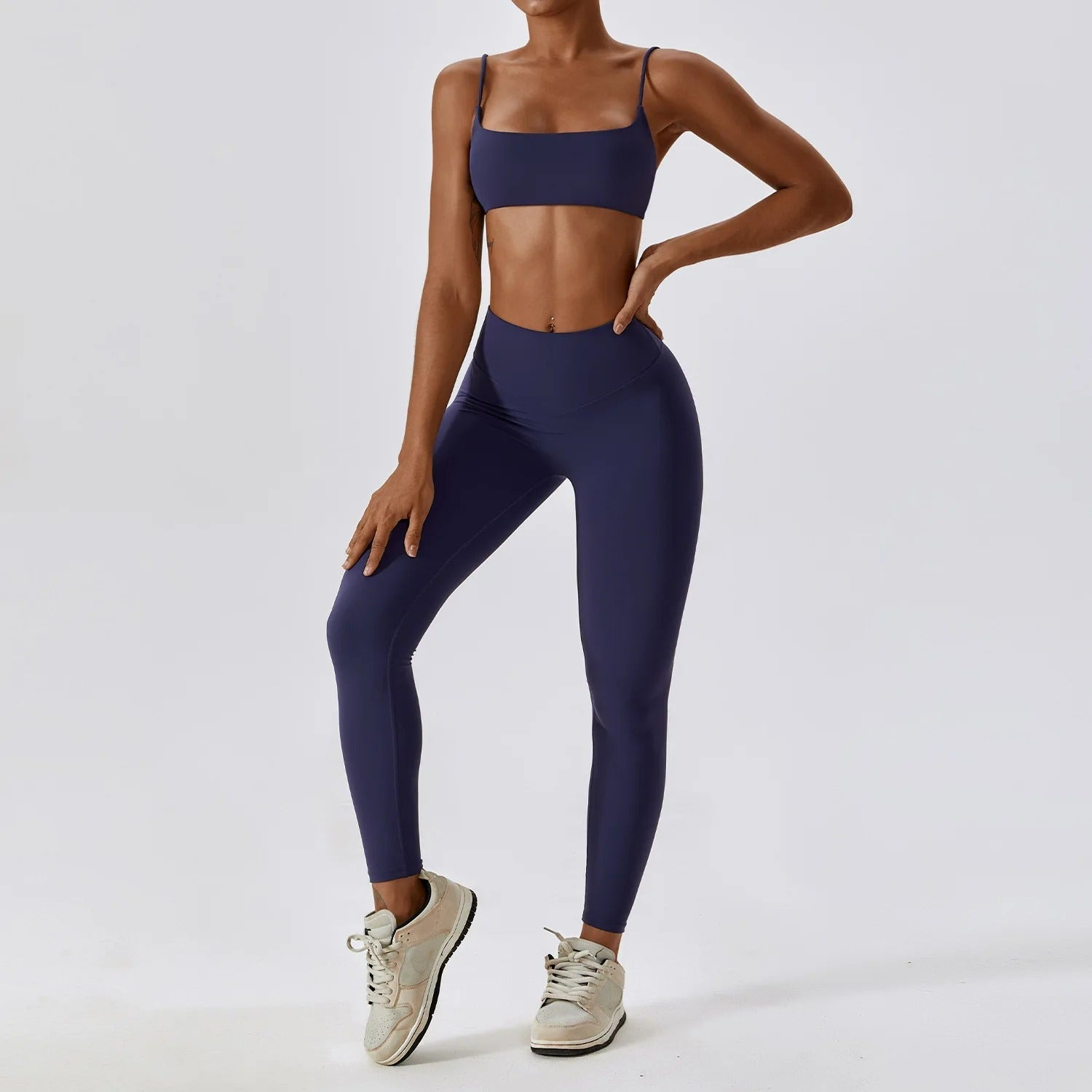 Soleil | Leggings et Top avec Tissu Respirant et Design Moderne pour Femmes