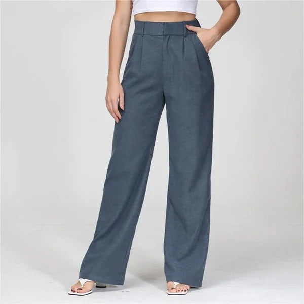 Anaïs | Pantalon à pinces avec Tissu Doux et Coupe Élégante pour Femmes