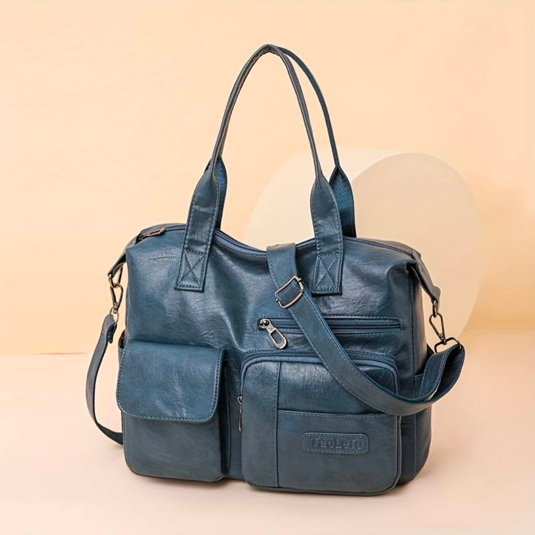 Celestine | Sac en cuir élégant avec design classique et courroie réglable pour Femme