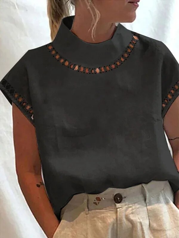 Clara | Blouse Vintage avec Tissu Aéré et Coupe Décontractée pour Femmes