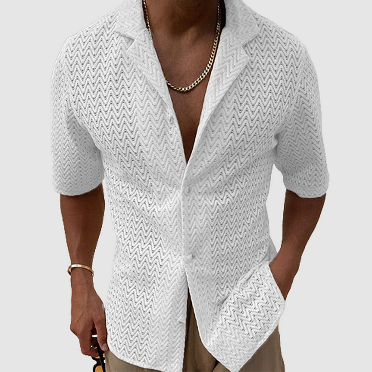 Anton - La chemise maille unie