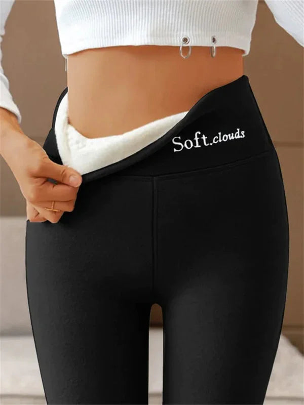 Sophie | Leggings Amincissants avec Doublure en Polaire et Ajustement Confortable pour Femmes