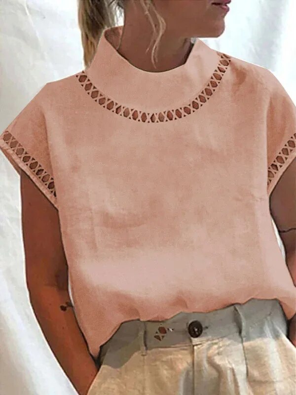 Clara | Blouse Vintage avec Tissu Aéré et Coupe Décontractée pour Femmes
