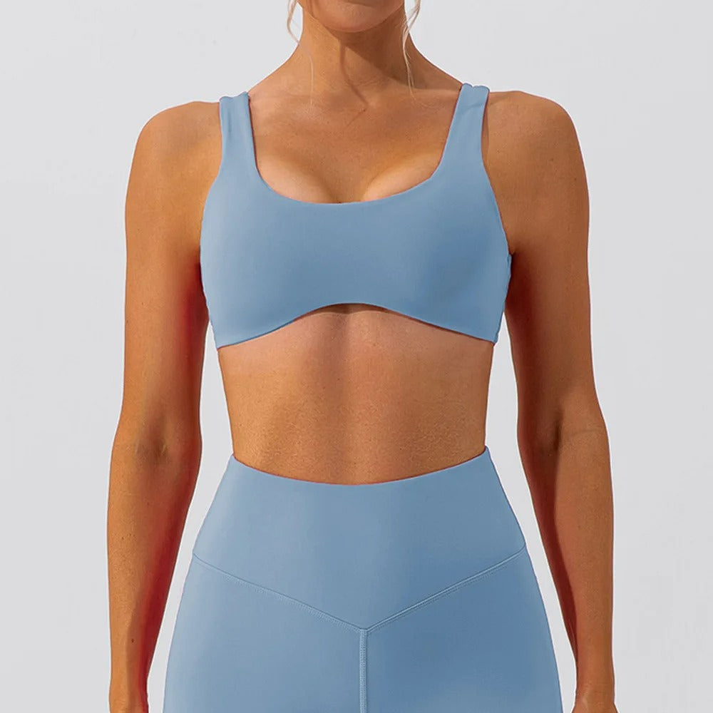 Soleil | Soutien-gorge de sport avec Tissu Respirant et Design Moderne pour Femmes