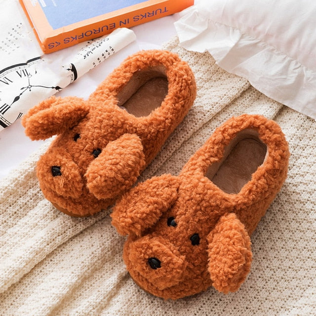 Phoebeline - Pantoufles en peluche luxueuses et douillettes pour dames