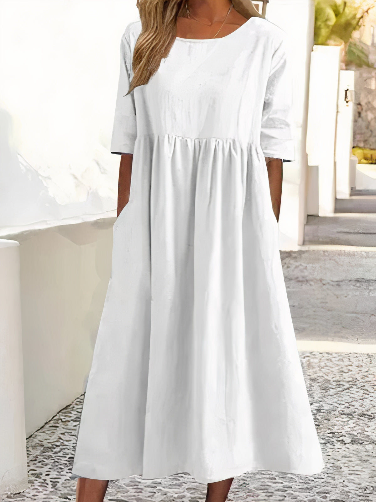 Bellevo | Robe en coton élégante et confortable