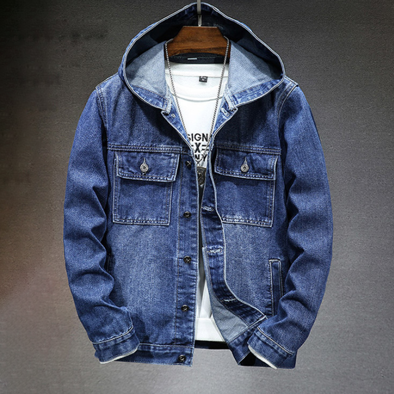 Isom - Veste en denim avec capuche
