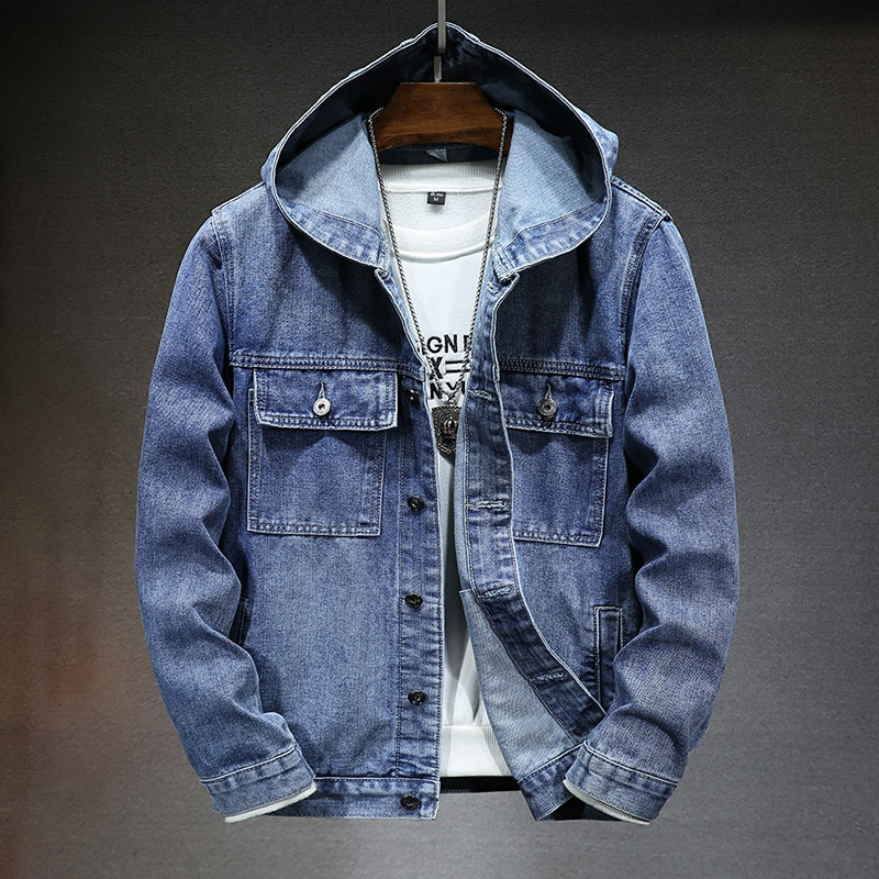 Isom - Veste en denim avec capuche