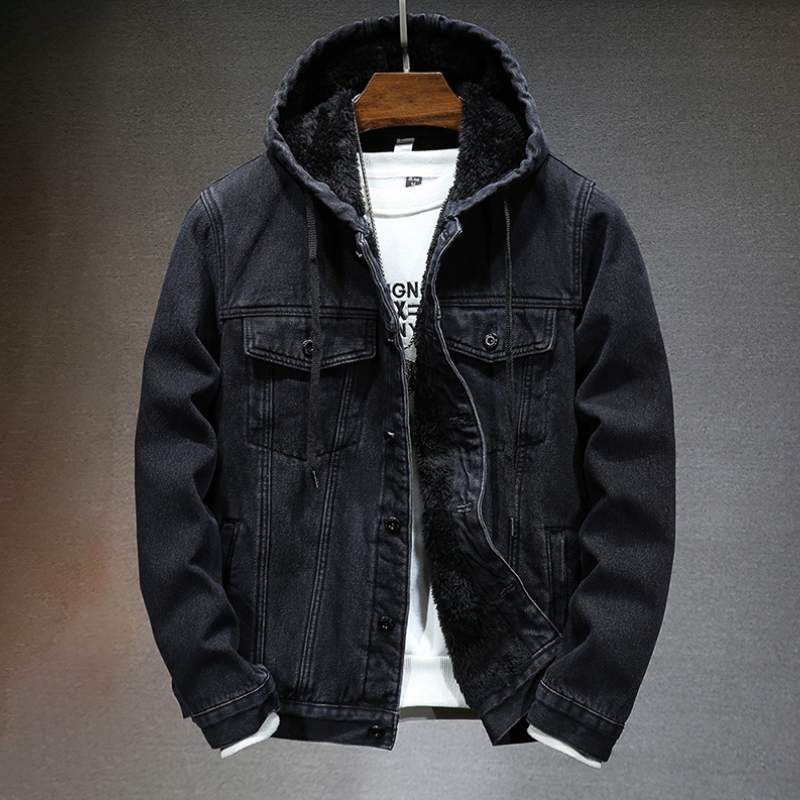 Isom - Veste en denim avec capuche