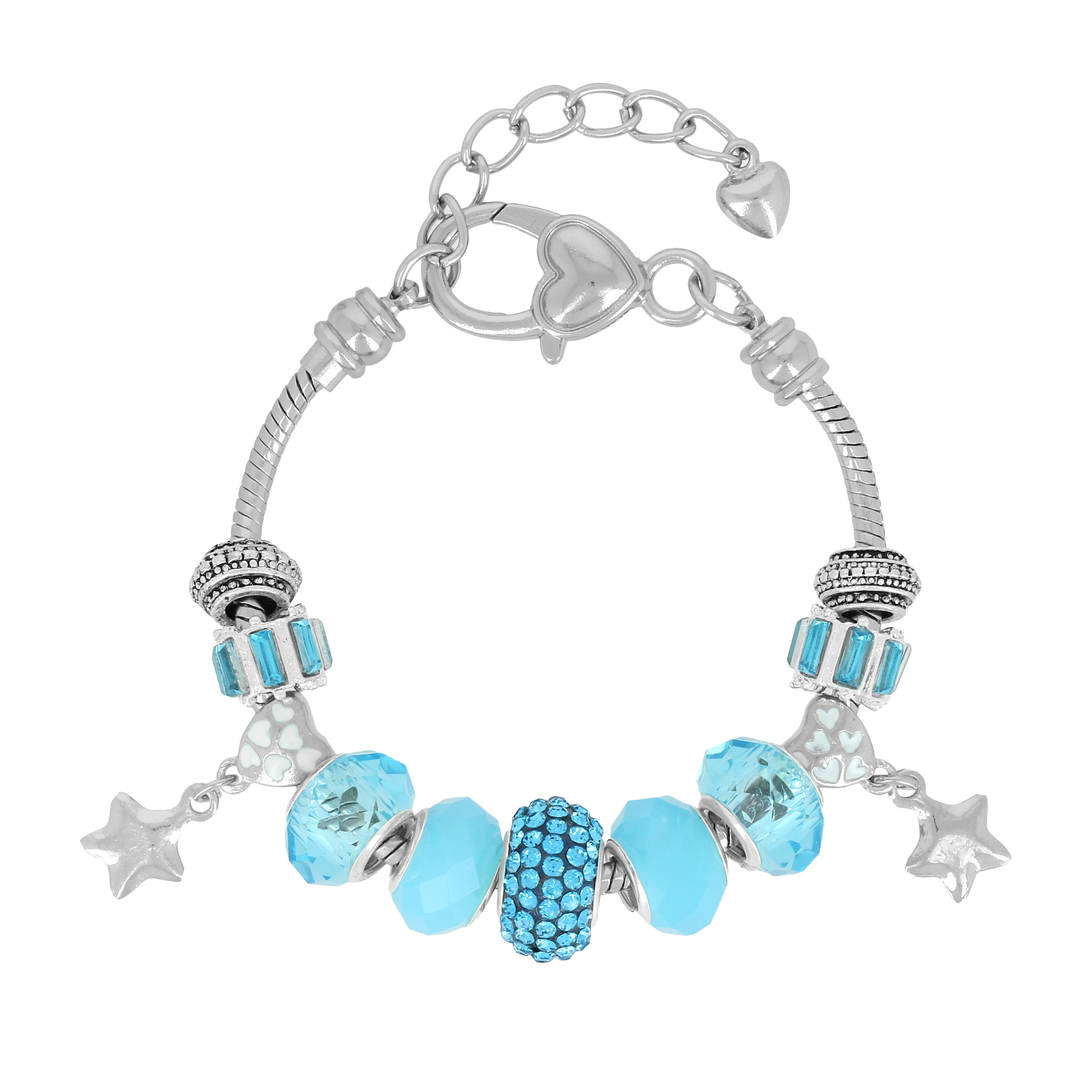 Bracelet Charms orné de cristaux de Bohême - Livraison offerte